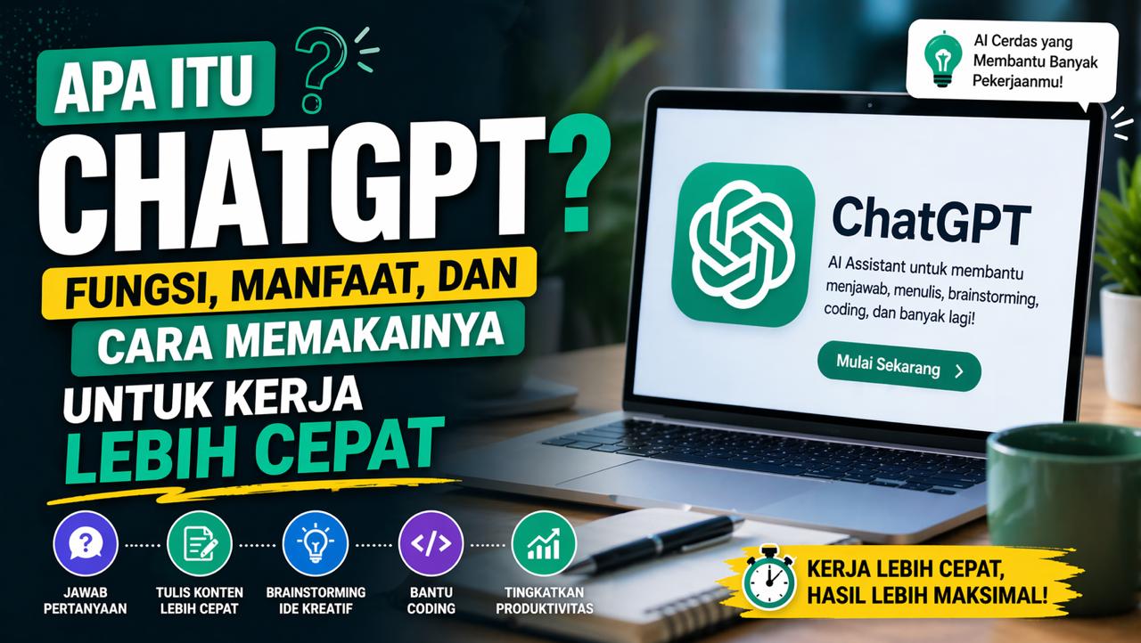 Apa Itu ChatGPT? Fungsi, Manfaat, dan Cara Memakainya untuk Kerja Lebih Cepat
